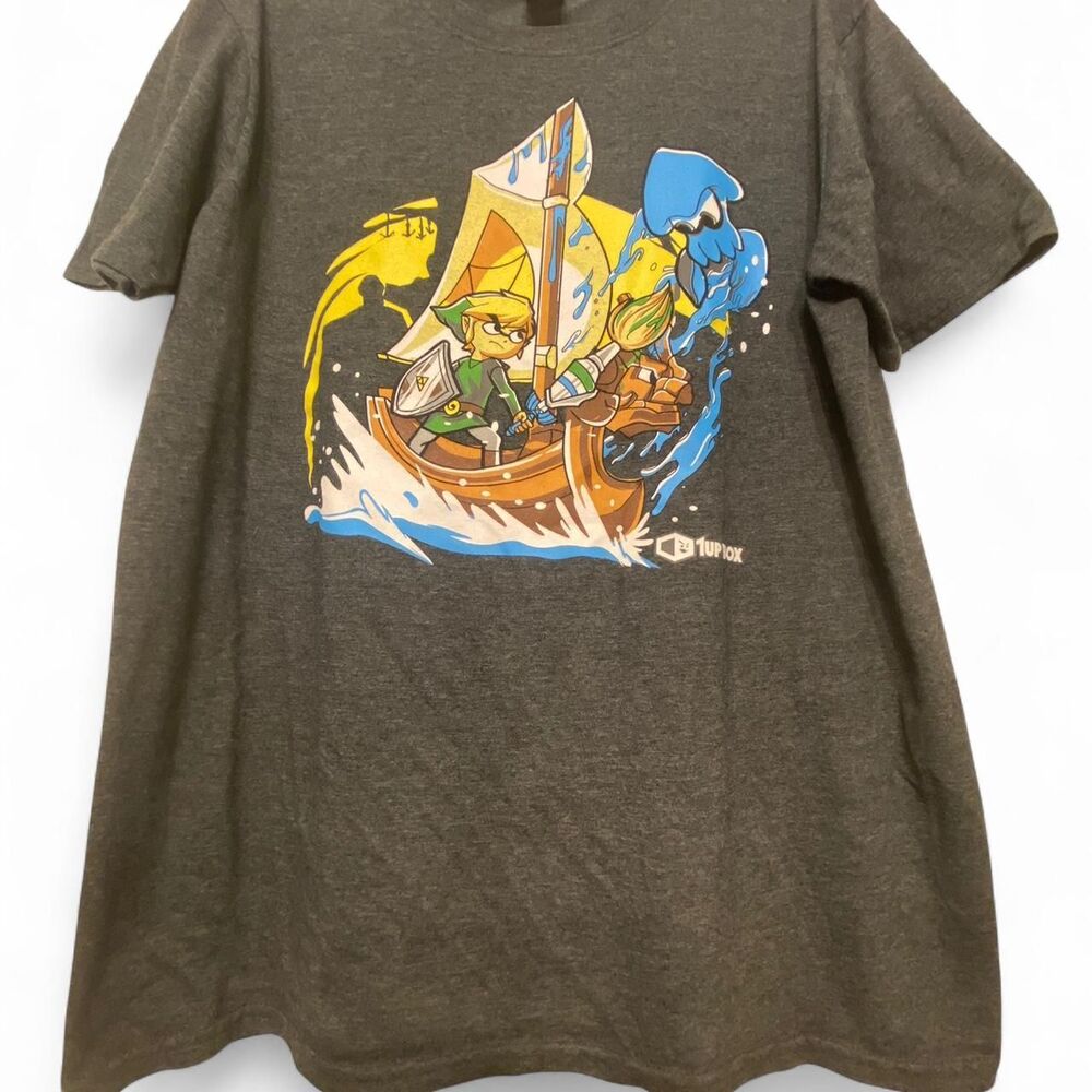 1UP Exclusive The Legend Of Zelda Wind Waker Link's Boat Graphic Tee